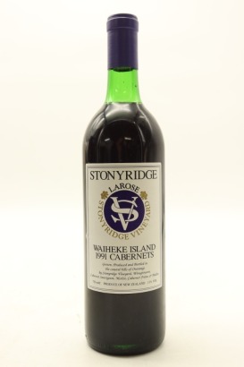 (1) 1991 Stonyridge Vineyard Larose, Waiheke Island (US)