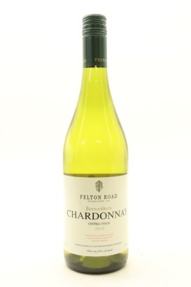 (1) 2018 Felton Road Bannockburn Chardonnay, Central Otago