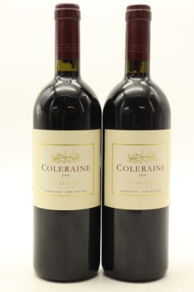 (2) 2009 Te Mata Estate Coleraine, Hawke's Bay
