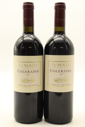 (2) 2010 Te Mata Estate Coleraine, Hawke's Bay [BC97]