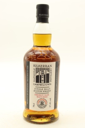 (1) Glengyle Distillery Kilkerran Sherry Cask Matured Cask Strength 8 Year Old 2024 Release Single Malt Scotch Whisky, 57.4% ABV