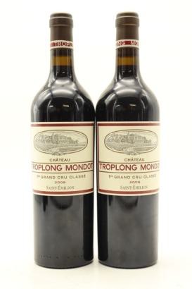 (2) 2009 Chateau Troplong Mondot, Saint-Emilion Grand Cru