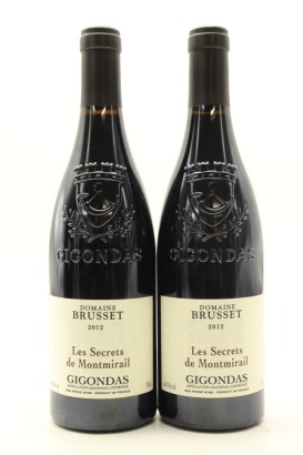 (2) 2012 Domaine Brusset Gigondas Les Secrets de Montmirail, Rhone [JR17] [RP95]