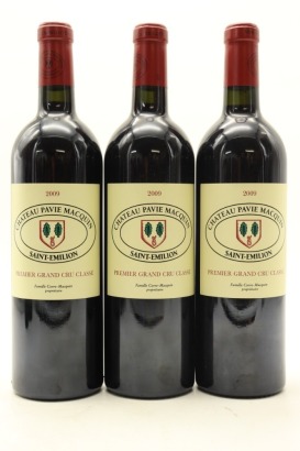 (3) 2009 Chateau Pavie Macquin, Saint-Emilion Grand Cru [JR16] [WE94]
