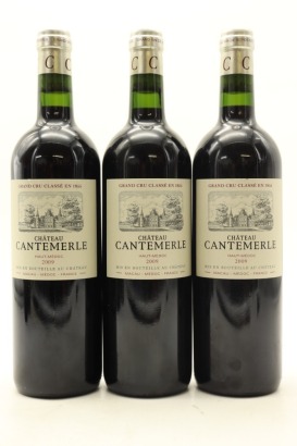 (3) 2009 Chateau Cantemerle, Haut-Medoc [JR16]
