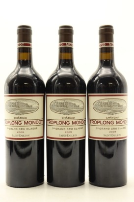 (3) 2009 Chateau Troplong Mondot, Saint-Emilion Grand Cru