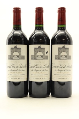 (3) 2001 Chateau Leoville-Las Cases 'Grand Vin de Leoville', Saint-Julien [WE97] [WS94]