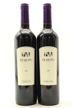 (2) 2004 Te Motu Cabernet Sauvignon/ Merlot