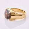 9ct Yellow Gold, Karen Walker, Smokey Quartz Ring with Box - 2