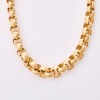 9ct Yellow Gold, 45cm Graduated Belcher Link Chain