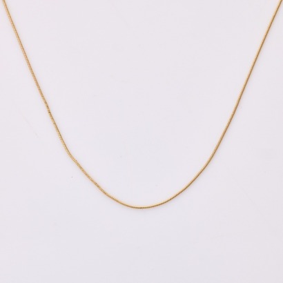 10ct Yellow Gold, 47cm Snake Chain