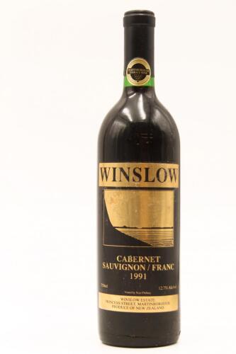 (1) 1991 Winslow Cabernet Sauvignon/Franc, Martinborough