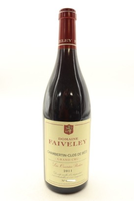 (1) 2011 Domaine Faiveley Chambertin-Clos de Beze Les Ouvrees Rodin Grand Cru, Burgundy