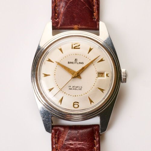 Stainless Steel, 34mm Breitling Bidynator Automatic Wristwatch, circa 1950's