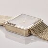 Stainless Steel, OMEGA De Ville, Red Ombr&eacute; Vignette Dial, Hand-wound Wristwatch, circa 1970's - 3