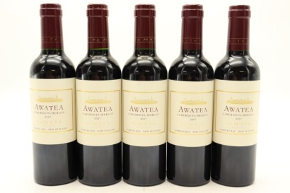 (5) 2007 Te Mata Estate Awatea Cabernets Merlot, Hawke's Bay, 375ml