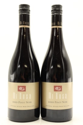 (2) 2010 Mt Rosa Pinot Noir, Central Otago