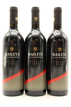 (3) 2004 Baileys of Glenrowan Block Shiraz, Glenrowan