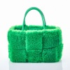 Bottega Veneta, Small Intrecciato Arco Shearling Tote Bag - Near new
