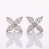 Platinum, Tiffany & Co, Victoria Collection, .64ct Diamond Earrings