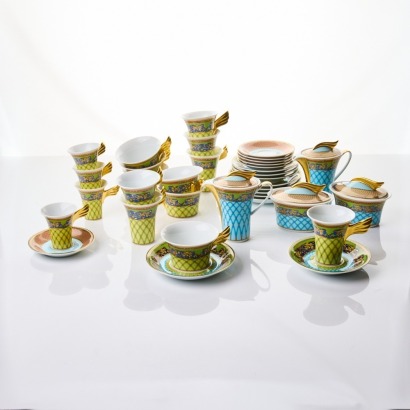 Versace, Russian Dream by Rosenthal Partial Coffee Service Set