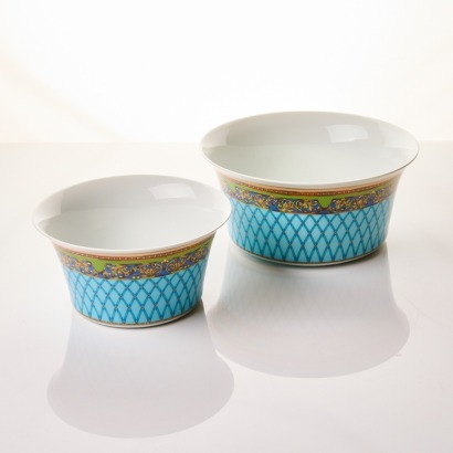Versace, Russian Dream by Rosenthal, Set of Two Serving Bowls