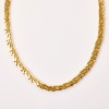 18ct Yellow Gold, 55cm Fancy Link Necklace with Parrot Clasp
