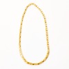22ct Yellow Gold, 44cm Hollow Fancy Link Necklace with Parrot Clasp - 2