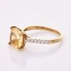 9ct Yellow Gold, 2.71ct Citrine / .15ct Diamond Cocktail Ring - 2