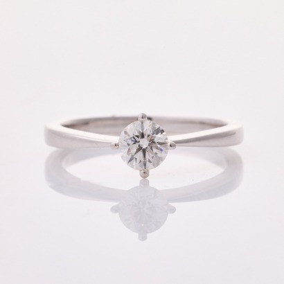 18ct White Gold, Modern, .45ct Destinee Diamond Ring