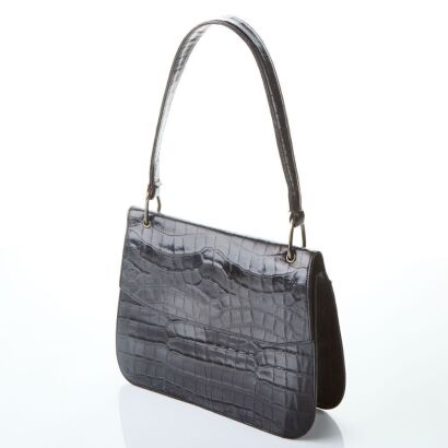 Jean Paul Gaultier, Croc Print Leather Handbag