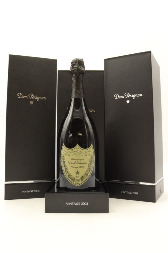 (3) 2003 Dom Perignon Brut, Champagne [JR18] (GB)