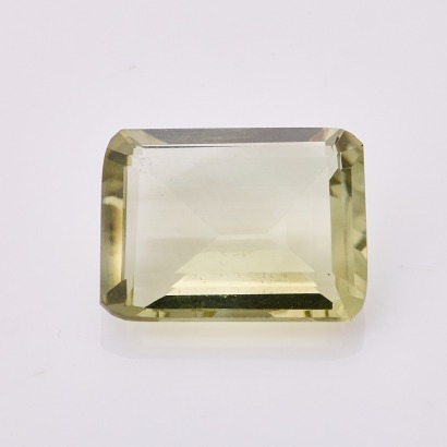 Loose, 8.7ct Rectangular Cut Prasiolite