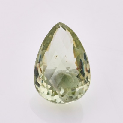 Loose, 16.20ct Pear Cut Prasiolite