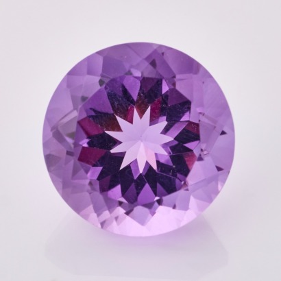 Loose, 15.10ct Round Mixed Cut Amethyst