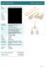 14ct Yellow Gold, Modern, 1.80ct Diamond Set Drop Earrings - 2