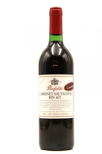 (1) 1997 Penfolds Bin 407 Cabernet Sauvignon, South Australia