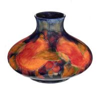 William Moorcroft, Pomegranate Bulbous Vase, C. 1920