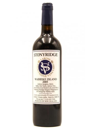 (1) 2005 Stonyridge Vineyard Larose, Waiheke Island