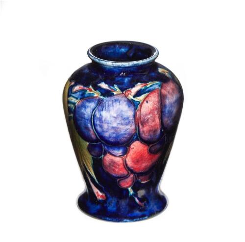 William Moorcroft, Miniature Wisteria Baluster Vase, C.1920