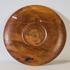 A Turned and Carved Platter in Kowhai Wood, Aotearoa - 3