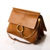 Chloe, Calfskin Caramel Faye Chain Shoulder Bag - 3