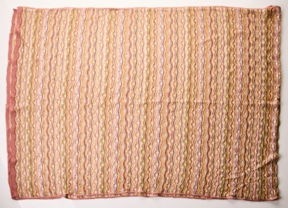 Missoni, Metallic Gold / Pink Multicolour Scarf