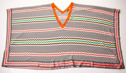 Missoni, Zig Zag, Multicolour Print Poncho, Size S