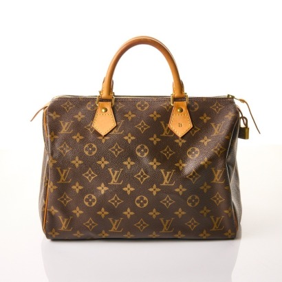 Louis Vuitton, Monogram Speedy, Size 30