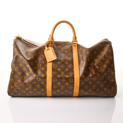 Louis Vuitton, Monogram Keepall, Size 55