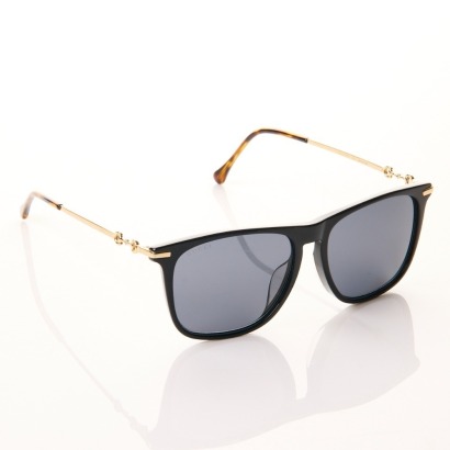 Gucci, Black Sunglasses GG0195, with Case