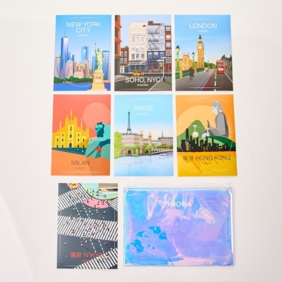Rimowa, City Luggage Stickers, with Pouch - As new