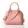Louis Vuitton, Alma BB Epi Leather Rose Ballerine Bag