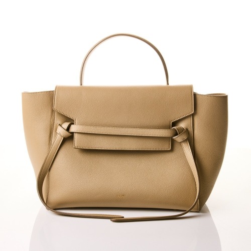 C&eacute;line, Taupe Grained Calfskin Mini Belt Bag
